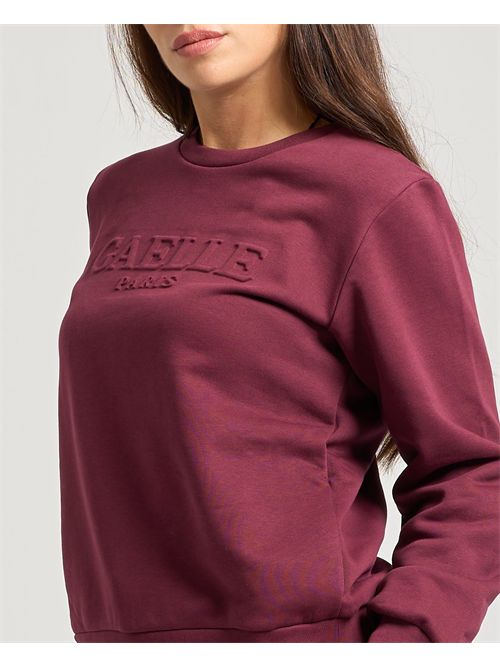 Felpa donna Gaelle Paris Paricollo Manica Lunga GAELLE PARIS | GAABW07500RS31